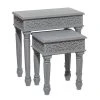 Grayson Lane Grey Mango Wood Accent Table Set - 2-Piece