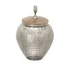 Grayson Lane Silver Decorative Jar