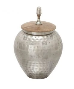 Grayson Lane Silver Decorative Jar
