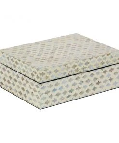 Grayson Lane White Coastal Mother of Pearl Boxes - Set of 2 -GRAYSON LANE shop 330860071 AlternateImage4 l