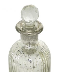 Grayson Lane Silver Glass Decorative Jars - Set of 3 -GRAYSON LANE shop 330860074 AlternateImage2 l