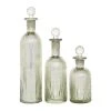 Grayson Lane Silver Glass Decorative Jars - Set of 3