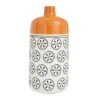 Grayson Lane Orange and White Stoneware Vase