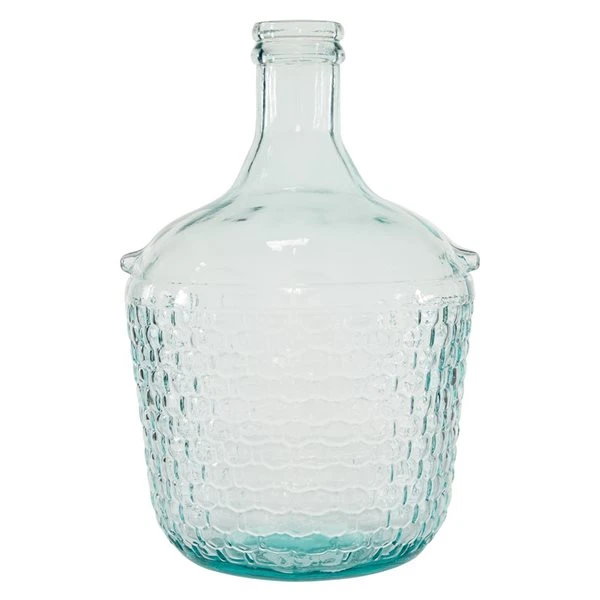 Grayson Lane 17-in x 10-in Farmhouse Vase - Blue Glass - 1 Grayson Lane 17-in x 10-in Farmhouse Vase - Blue Glass -