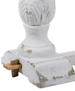 Grayson Lane Grayson Lane 29-in x 59-in Vintage Console Table - White Wood -GRAYSON LANE shop 330861403 AlternateImage4 l