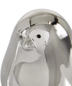 Grayson Lane Set of 2 4-in, 7-in Silver Contemporary Bird Sculpture - Porcelain -GRAYSON LANE shop 330861412 AlternateImage2 l