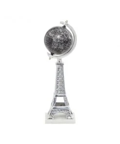 Grayson Lane 14-in x 5-in Glam Globe - Silver Aluminum
