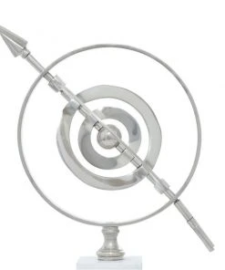 Grayson Lane 13-in x 7-in Glam Globe - Silver Aluminum -GRAYSON LANE shop 330861435 AlternateImage2 l