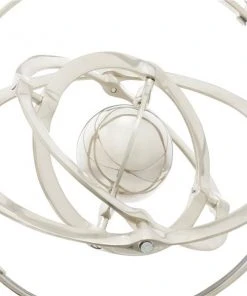 Grayson Lane 15-in x 10-in Glam Globe - Silver Aluminum -GRAYSON LANE shop 330861439 AlternateImage2 l