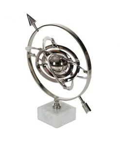 Grayson Lane 15-in x 10-in Glam Globe - Silver Aluminum -GRAYSON LANE shop 330861439 AlternateImage4 l