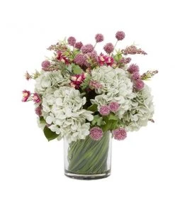 Grayson Lane 22-in x 20-in Multi Coloured Natural Artificial Foliage - Plastic and Ceramic