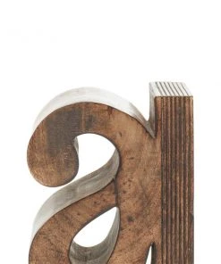 Grayson Lane Set of 2 9-in x 6-in Brown Traditional A Z Bookends - Mango Wood -GRAYSON LANE shop 330861469 AlternateImage3 l