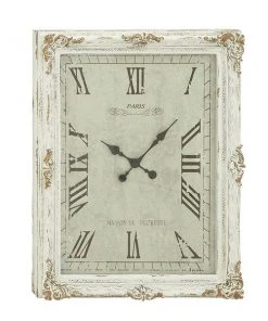 Grayson Lane Analog Rectangle Wall Standard Clock - 36-in x 27-in