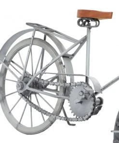 Grayson Lane 10-in x 19-in Bicycle Vintage Sculpture - Silver Metal -GRAYSON LANE shop 330861480 AlternateImage2 l