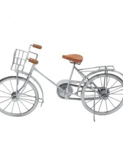 Grayson Lane 10-in x 19-in Bicycle Vintage Sculpture - Silver Metal -GRAYSON LANE shop 330861480 AlternateImage4 l