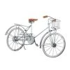 Grayson Lane 10-in x 19-in Bicycle Vintage Sculpture - Silver Metal