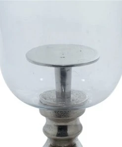 Grayson Lane 17-in x 6-in Traditional Candle Holder - Silver Aluminum -GRAYSON LANE shop 330861497 AlternateImage4 l