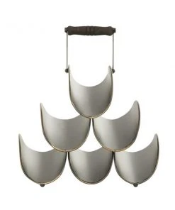 Grayson Lane 13 In. x 15 In. Industrial Wine Holder Rack - Black Metal -GRAYSON LANE shop 330861498 AlternateImage4 l