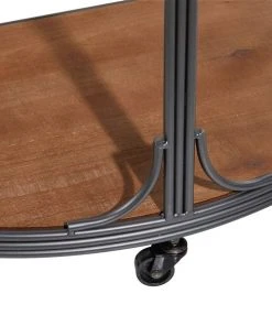 Grayson Lane Grayson Lane 31-in x 34-in Industrial Console Table - Brown Metal -GRAYSON LANE shop 330861501 AlternateImage3 l