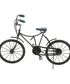 Grayson Lane 12-in x 18-in Vintage Sculpture - Grey Metal Motorcycle