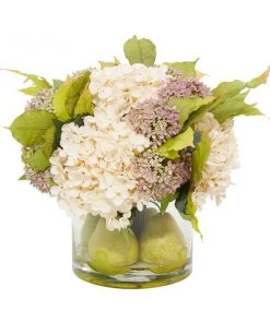 Grayson Lane 21-in x 15-in Natural Artificial Foliage - Multi Colored Plastic and Ceramic