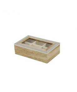 Grayson Lane Set of 2 9-in x 3-in Light Brown Natural Jewelry Box - Wood