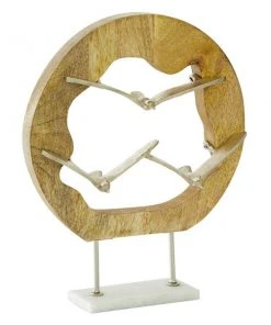 Grayson Lane 15-in x 12-in Abstract Sculpture - Brown Aluminum