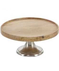 Grayson Lane Set of 3 10-in, 12-in, 14-in Brown Natural Cake Stand - Mango Wood -GRAYSON LANE shop 330861541 AlternateImage5 l