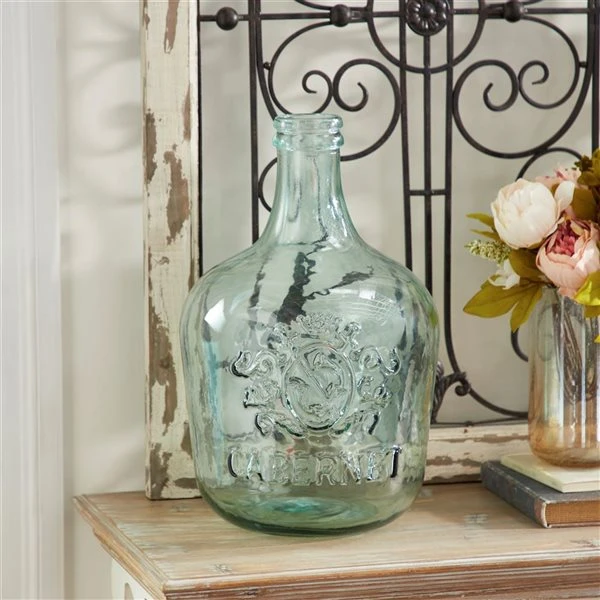 Grayson Lane 17-in x 12-in Coastal Style Vase - Clear Glass - 2 Grayson Lane 17-in x 12-in Coastal Style Vase - Clear Glass - - Image 2
