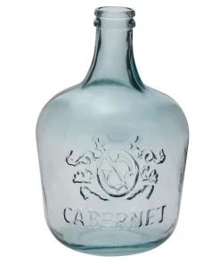 Grayson Lane 17-in x 12-in Coastal Style Vase - Clear Glass -