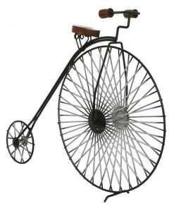 Grayson Lane 15-in x 17-in Industrial Sculpture - Metal Cyclists