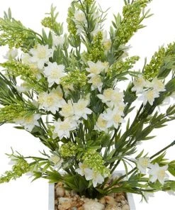 Grayson Lane 17-in x 21-in Natural Artificial Foliage - White Plastic and Ceramic -GRAYSON LANE shop 330861558 AlternateImage2 l