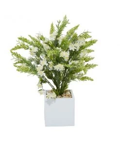 Grayson Lane 17-in x 21-in Natural Artificial Foliage - White Plastic and Ceramic -GRAYSON LANE shop 330861558 AlternateImage4 l