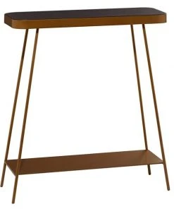 Grayson Lane Grayson Lane 32-in x 32-in Modern Console Table - Gold Metal