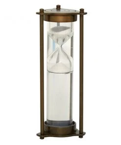 Grayson Lane 8-in x 3-in x 3-in Brown Aluminum Traditional Timer