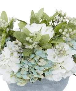 Grayson Lane 19-in x 13-in Natural Artificial Foliage - Teal Plastic and Glass -GRAYSON LANE shop 330861572 AlternateImage3 l