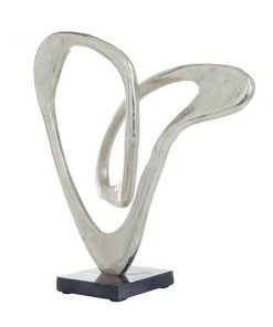 Grayson Lane 13-in x 14-in Modern Sculpture - Silver Aluminum -GRAYSON LANE shop 330861581 AlternateImage3 l