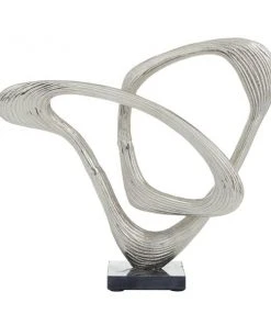 Grayson Lane 13-in x 14-in Modern Sculpture - Silver Aluminum -GRAYSON LANE shop 330861581 AlternateImage5 l