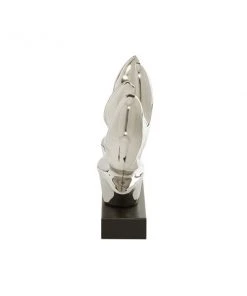 Grayson Lane 14-in x 25-in Sculpture - Silver Porcelain Abstract -GRAYSON LANE shop 330861587 AlternateImage3 l