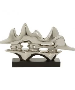 Grayson Lane 14-in x 25-in Sculpture - Silver Porcelain Abstract -GRAYSON LANE shop 330861587 AlternateImage5 l