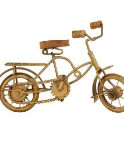 Grayson Lane 8-in x 11-in Bicycle Vintage Sculpture - Gold Metal