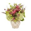 Grayson Lane 22-in x 20-in Natural Artificial Foliage - Multi Coloured Plastic and Ceramic