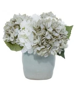 Grayson Lane 8-in x 11-in Natural Artificial Foliage - Teal Plastic and Ceramic