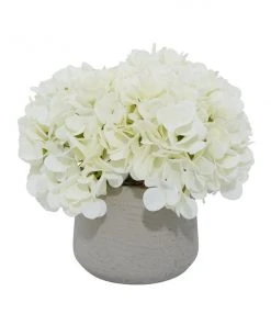 Grayson Lane 10-in x 10-in Natural Artificial Foliage - White Plastic and Ceramic -GRAYSON LANE shop 330861605 AlternateImage4 l