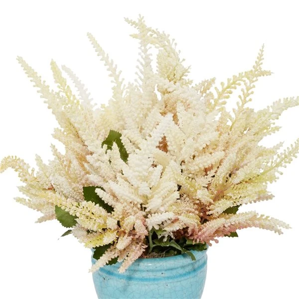 Grayson Lane 17-in x 17-in Natural Artificial Foliage - Cream Plastic and Ceramic 4 Grayson Lane 17-in x 17-in Natural Artificial Foliage - Cream Plastic and Ceramic - Image 4