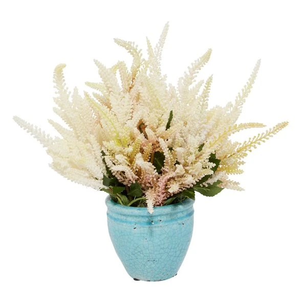 Grayson Lane 17-in x 17-in Natural Artificial Foliage - Cream Plastic and Ceramic 5 Grayson Lane 17-in x 17-in Natural Artificial Foliage - Cream Plastic and Ceramic - Image 5