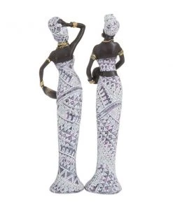 Grayson Lane Set of 2 13-in x 3-in Eclectic Sculptures - Multi Poly Stone -GRAYSON LANE shop 330861625 AlternateImage5 l