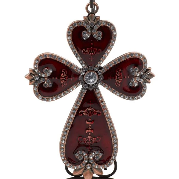 Grayson Lane Set of 3 7-in x 5-in Traditional Crosses - Multi Coloured Metal 3 Grayson Lane Set of 3 7-in x 5-in Traditional Crosses - Multi Coloured Metal - Image 3