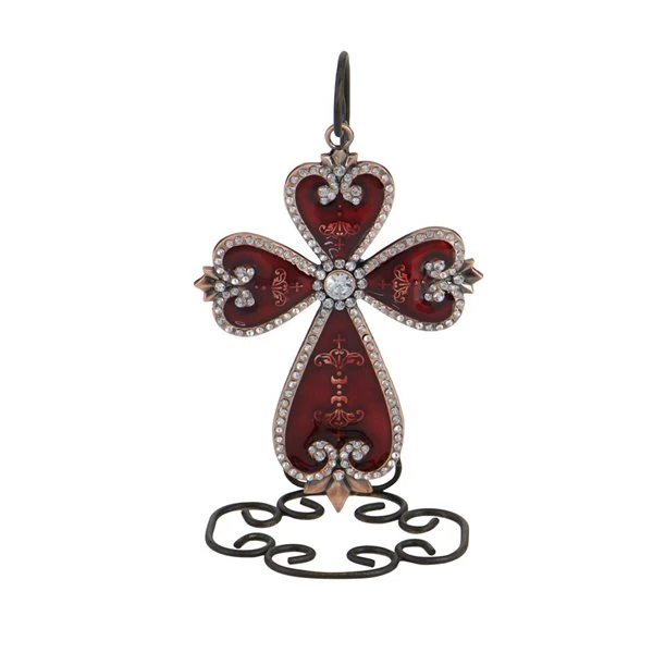 Grayson Lane Set of 3 7-in x 5-in Traditional Crosses - Multi Coloured Metal 4 Grayson Lane Set of 3 7-in x 5-in Traditional Crosses - Multi Coloured Metal - Image 4