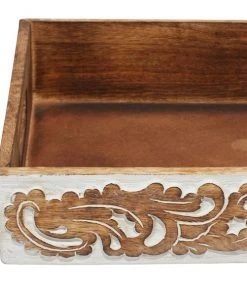 Grayson Lane Set of 2 18-in, 15-in Traditional Tray - Brown Mango Wood 7 Grayson Lane Set of 2 18-in, 15-in Traditional Tray - Brown Mango Wood -GRAYSON LANE shop 330861630 AlternateImage2 l